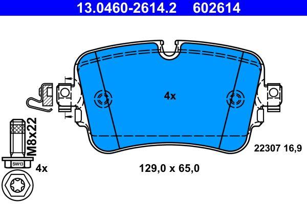 ATE 13.0460-2614.2 Brake Pad — Brake Pads