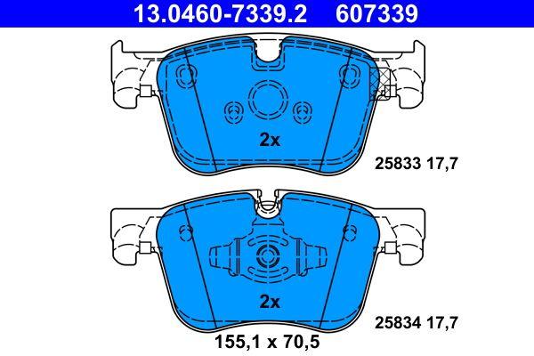 ATE 13.0460-7339.2 Brake Pad — Brake Pads