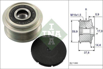 INA 535013510 Alternator Tensioner - Replacement Part for Ix35 2.0 CRDi — Pulleys & Tensioners