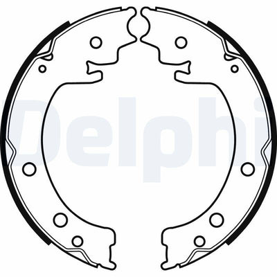 Delphi LS2058 Brake Pabucu