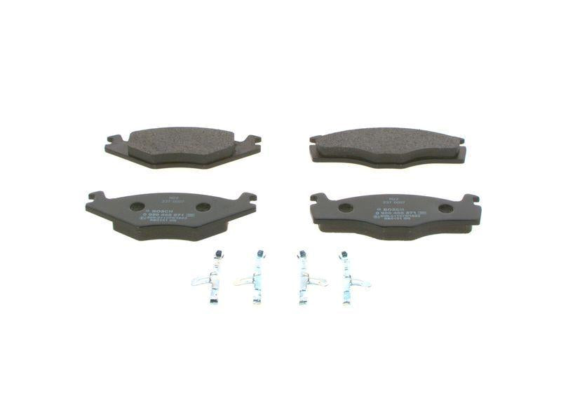 BOSCH 0986468871 Brake Pads for Golf I & II - Low-Metallic Material