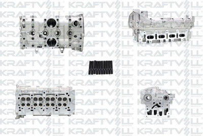 Kraftvoll 12110110 Cylinder Head (Subapsız) 98-> 1.4 16V K4m K4j 700 /752 Clio 1.6 /16V Megane II Cli — Cylinder Head & Block