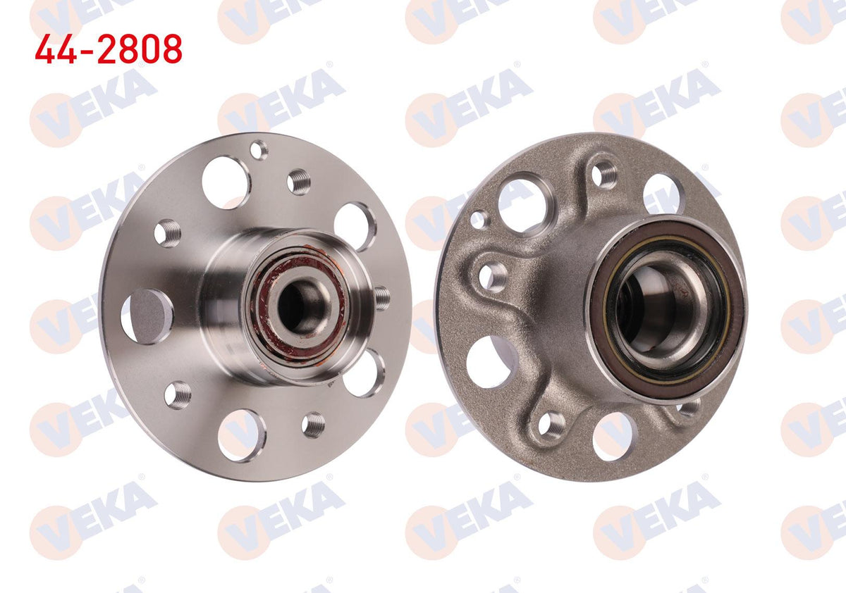 Veka 44-2808 Wheel Hub Left-Right Front with Bearing 5 Bjn Mercedes C Series (W203) 2000-2007 — Hub Assemblies