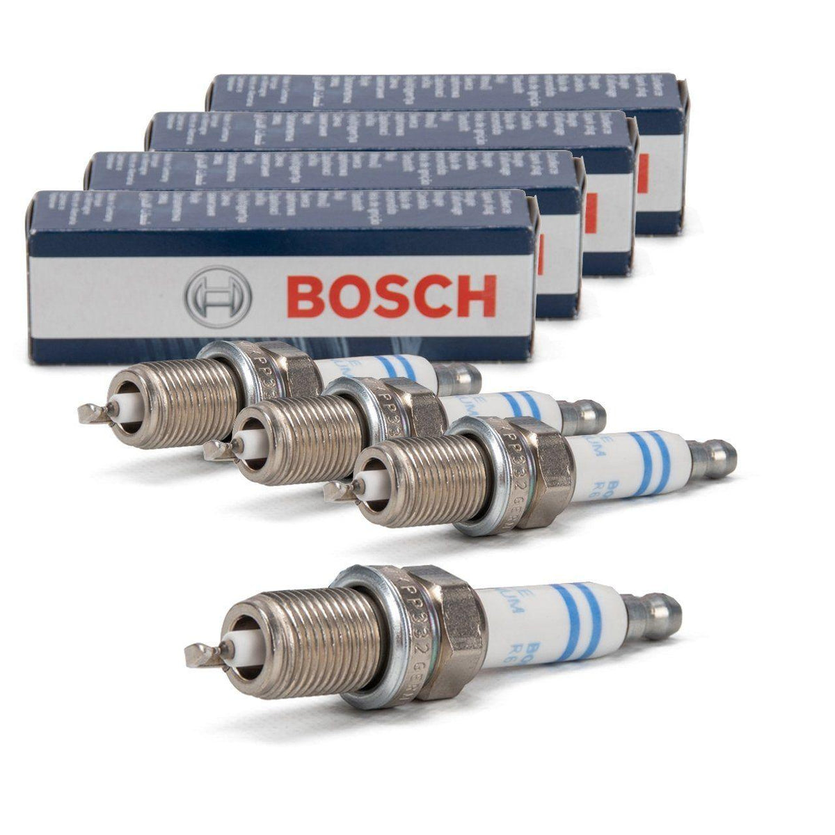 BOSCH BMW E90 Kasa 318i N46 Motor Spark Plug Set — Coils & Plugs