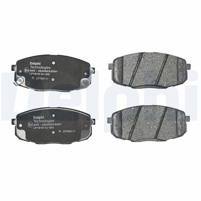 Delphi LP1819 Brake Pad Front Hyundai i30 07-12, Kia Ceed 07-12 and 2 more models — Brake Pads