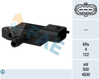 FAE 16104 Exhaust Pressure Fark Sensor Opel Astra H / Vectra C 1.9 CDTi