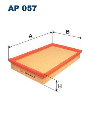 Filtron AP057 Air Filter Opel Vectra A 1.6/1.8/2.0, Calibra 89-97, Volvo 760 2.8 81-91 — Air & Cabin Filters