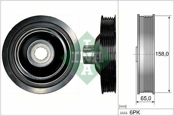 INA 544017510 - Crank Pulley for Mercedes M274 / 204-205-212 — Pistons & Rotating