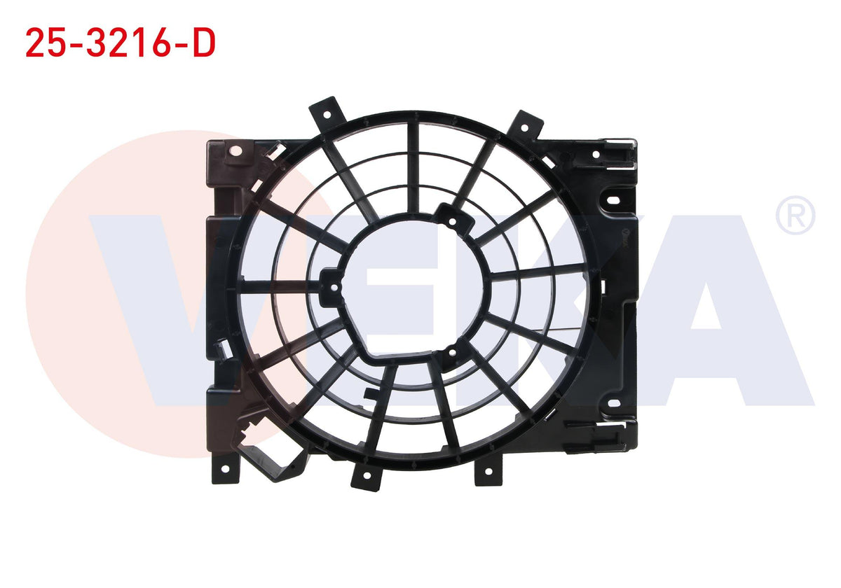 Veka 25-3216-D Fan Motor Shroud (Itmelı) Opel Astra H 1.3 CDTi (Z13dth) 2006-2010 — Motors, Pumps & Antennas