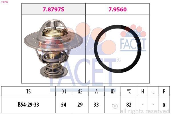 Facet 7.8797 Thermostat Cruze 2.0 Captiva C140 — Water Pump & Thermostat