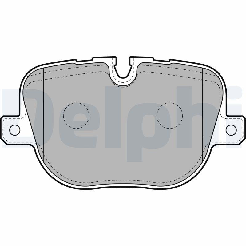 Delphi LP2175 Brake Pad Rear Range Rover 10-12 4.4 V8d Range Rover Sport 10-13 5.0 V8 Petrol — Brake Pads