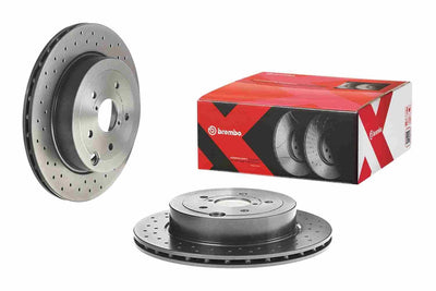 Brembo 09.A198.1X Brake Disc Rear Xtra Subaru — Brake Rotors & Drums