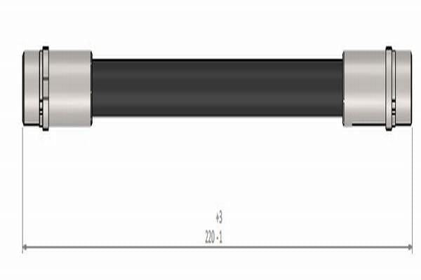 CAVO C900429A Rear Brake Hose - 2 Pcs for Corsa C 00-Tigra 04 — Brake Hydraulics
