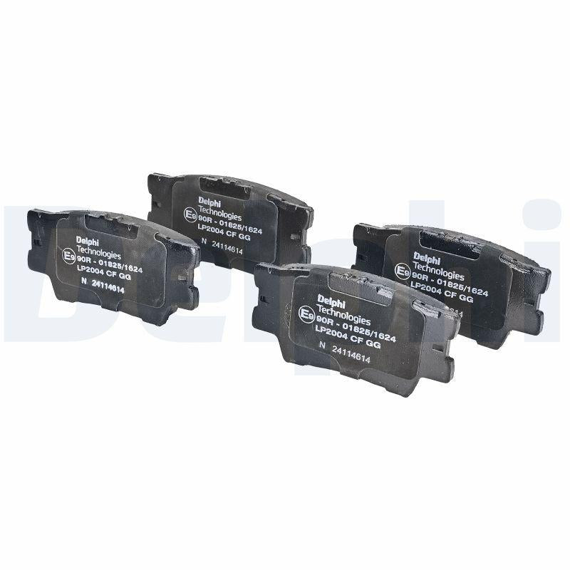 Delphi LP2004 Brake Pad Rear Toyota Camry V4 06-14, Camry V5 11-17 and 2 more models — Brake Pads
