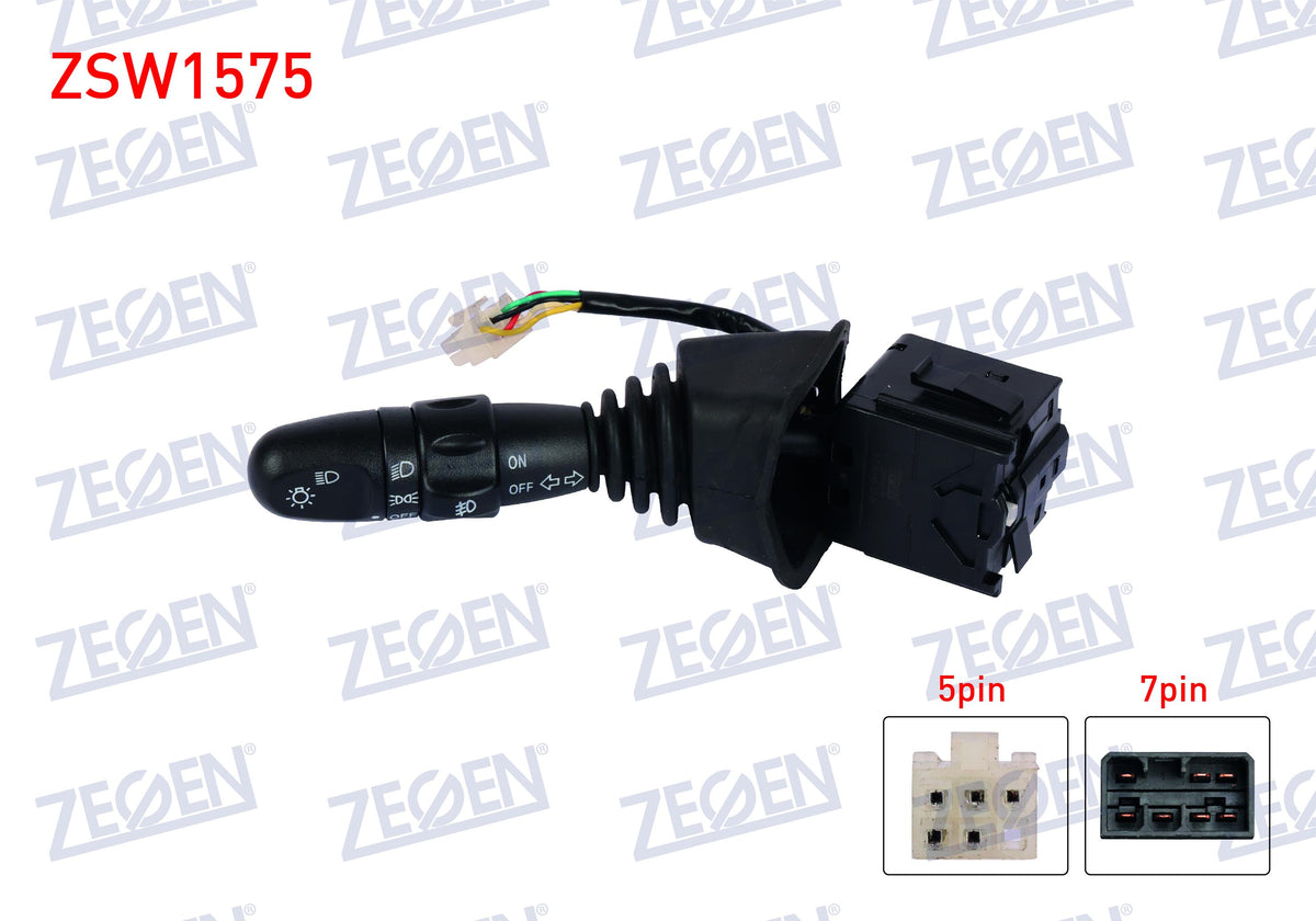 Zegen ZSW1575 Headlight Turn Signal Kumanda Arm 7 + 5 Pin Chevrolet Lacetti 2006-2012 — Tail, Signal & Reflectors