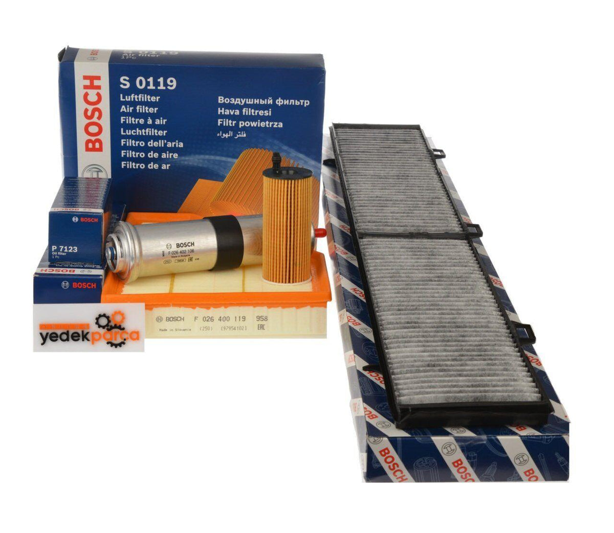 Bosch BMW E90 320d 2010 Periodic Maintenance Filter Set — Maintenance & Service Kits