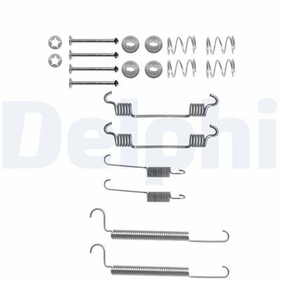 Delphi LY1241 Rear Brake Spring Repair Kit Opel Astra F G H Combo C Zafira A 04-15 — Brake Cables & Hardware
