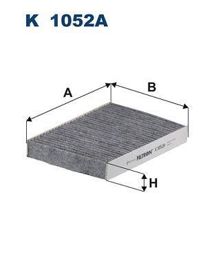 FILTRON K1052A Cabin Filter - Carbon Version for Renault Clio Symbol — Air & Cabin Filters