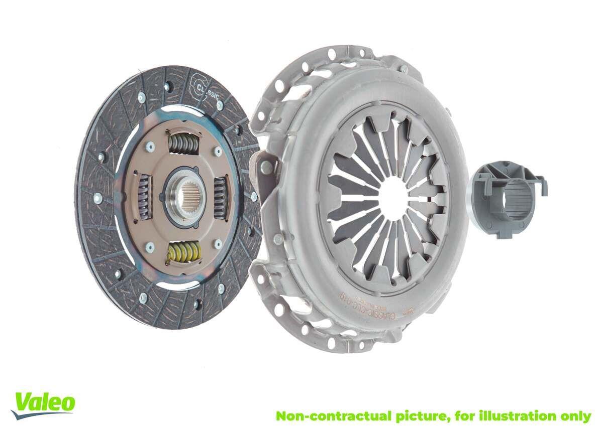 Valeo 786004 Clutch Kit (Opel Vectra A-95-Astra F-98-Corsa A-93-Corsa B-00 1.6 1.6D) — Clutch & Flywheel