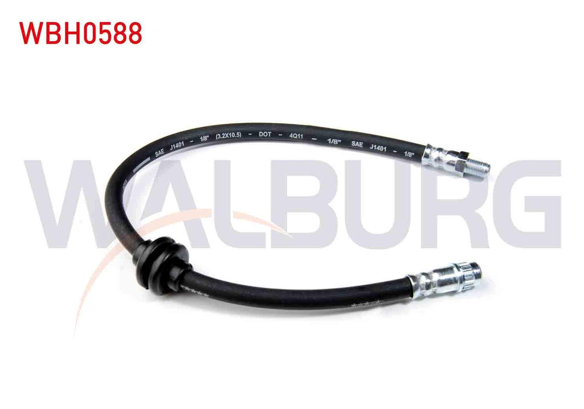 WALBURG WBH0588 Brake Hose Front Left-Right 430mm Renault Captur 2013-/ Renault Clio IV 2012-| Set of 2 — Brake Hydraulics