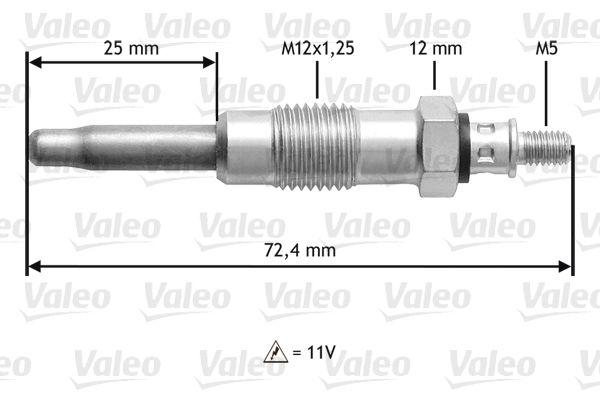Valeo 345100 Glow Plug Mercedes Om601-602-603 — Coils & Plugs