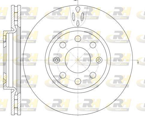 ROADHOUSE 6981.10 Brake Disc Grande Punto 199 10 05 — Brake Rotors & Drums