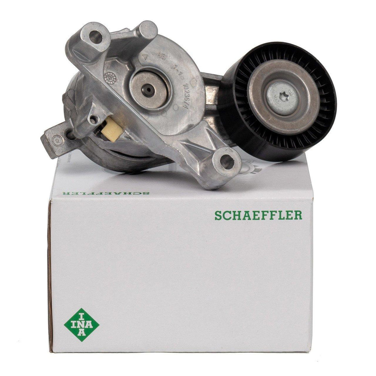 INA 534005910 Volkswagen Caddy 2004-2010 Models 1.9 TDI V-Belt Tensioner Complete — Pulleys & Tensioners