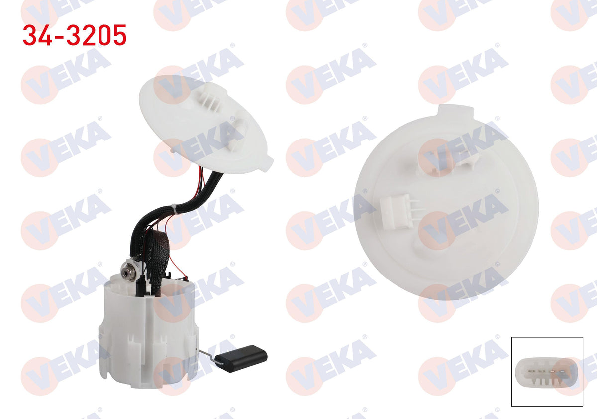 Veka 34-3205 Fuel Tank Level Float 3.8 Bar Opel Astra H Z14xel-Z14xep-Z16xep-Z18xe-Z18xer 2004-2010 — Fuel Delivery