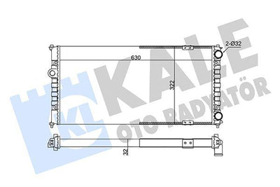 Kale 351230 Radiator Seat Cordoba/Ibiza II/Volkswagen Polo Classic 95-01 1.4-1.9 — Radiators & Fans