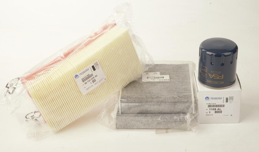 Mopar ( PSA ) Peugeot 208 1.2i 2012 -2020 Scheduled Service Set with Carbon Pollen Genuine