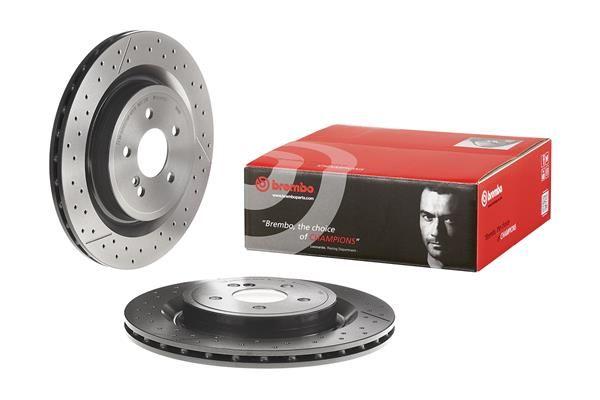 Brembo 09.B788.11 Brake Disc Rear UV Coated Mercedes W176 — Brake Rotors & Drums