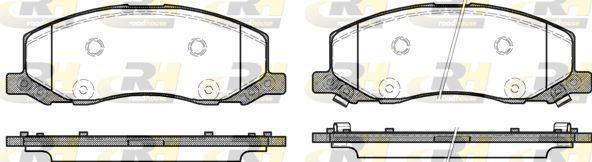 ROADHOUSE 21386.02 Brake Pad Insignia 07 08-Xx — Brake Pads