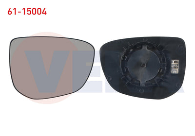 Veka 61-15004 Mirror Glass Right Heated Peugeot 301 2012-/ Citroen C-Elysee 2012-/ C4 Cactus 2014 — Mirrors