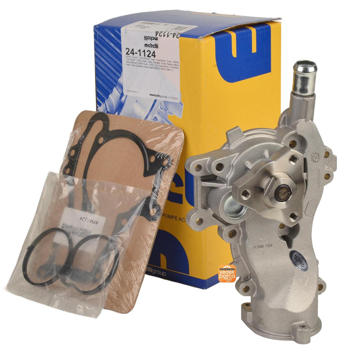 Metelli 24-1124 Water Pump Opel Astra J-Insignia-Corsa D-E /A12XER-A14XER-A14NET-B14NET — Water Pump & Thermostat