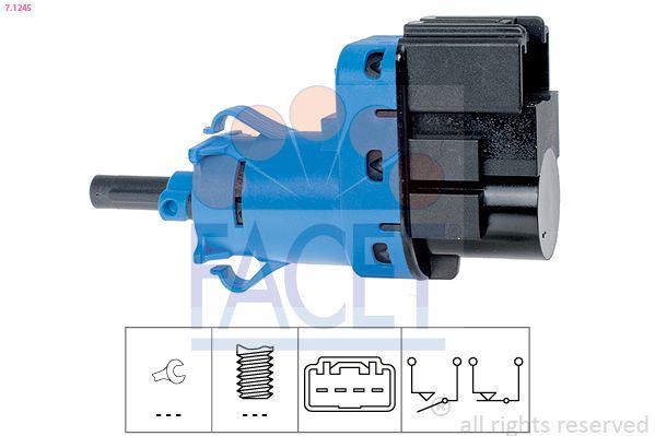 Facet 7.1245 Brake Light Switch Forx C-Max II 04 11 Fiesta VII Focus III IV 11 Galaxy Daily IV 06 11