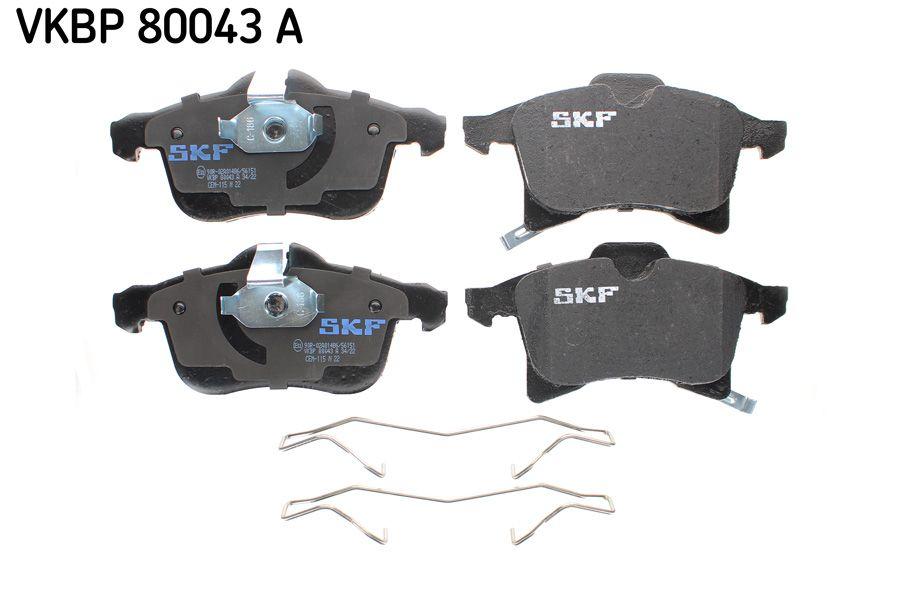 SKF VKBP80043A Brake Pad Front Astra H Meriva A Meriva B Zafira B Corsa C Combo C — Brake Pads