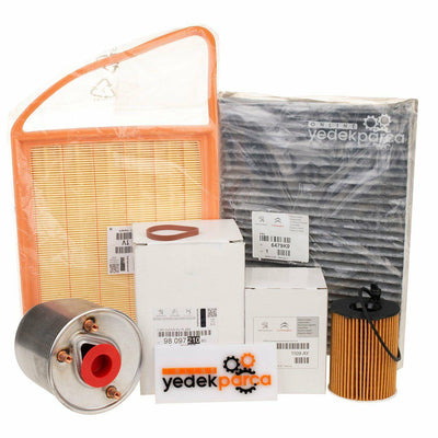 Peugeot 508 Oil Maintenance Filter Set - Original Quality for Diesel Engines — Maintenance & Service Kits