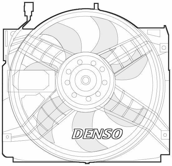 DENSO BMW E46 3.20D Motor Fan - High Performance Cooling Component for BMW Enthusiasts — Radiators & Fans