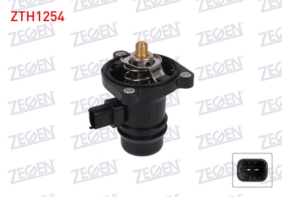 Zegen ZTH1254 Thermostat Complete Electric with Switch 103 C Opel Corsa D 1.2i-1.4i 06-14 / Corsa E — Water Pump & Thermostat