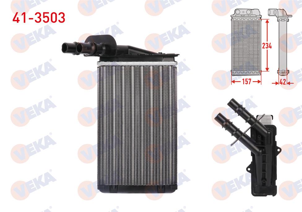 Veka 41-3503 Heater Core Mechanical Renault Thalia (Lb0 / 1 / 2) 1.5 dCi 1998-2008 — Heater & Blower