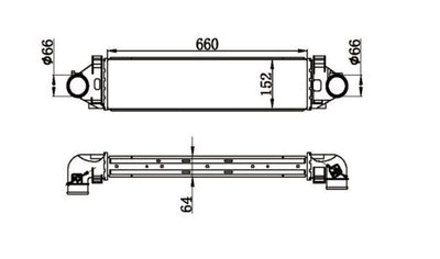 MGA 80580 Turbo Radiator Intercooler Brazing Ford Focus III Volvo S80 II V40 V70 III 2.0 Ecoboost 12>