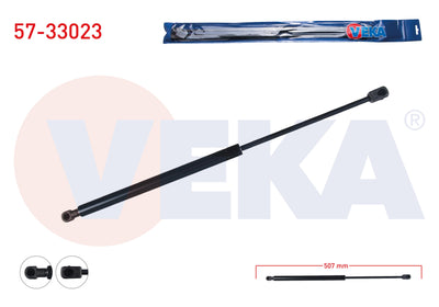 Veka 57-33023 Trunk Gas Strut 507mm / 520N Peugeot 207 Sw 2006-2012 / Fiat Multipla (186) 1999-2010 — Support Rods & Struts