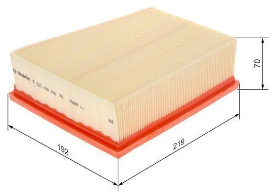 BOSCH F026400489 - Air Filter for Renault Megane 4 Models — Air & Cabin Filters