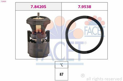 FACET 7.8420 - Engine Thermostat for VW Golf, Polo, Ibiza & More — Water Pump & Thermostat