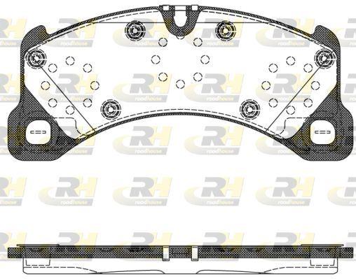 ROADHOUSE 21345.50 Brake Pad Cayenne 06 10 — Brake Pads