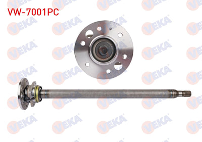Veka VW-7001PC Axle Shaft Rear Right with Wheel Hub (with Bolts) Thin 29X26 Length 940mm Volkswagen Crafter 2.5 TDI 2006-2016 / Mercedes Sprinter 2006