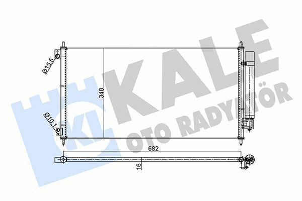 KALE Climate Radiator (Condenser) for 09-City 1.4i-Vtec - Durable Aluminum — Radiators & Fans