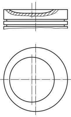 MAHLE Piston Ring Std 84.00 mm for BMW M43 - E34 E36 318 — Pistons & Rotating