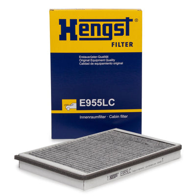 Hengst E955LC Cabin Air Filter VW A4 01-08 A6 97-05 with Carbon — Air & Cabin Filters