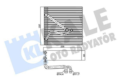 Kale 350090 Evaporator 04-Golf.V.VI-Jetta-Passat-Octavia-Leon-A3 — Condensers & Evaporators